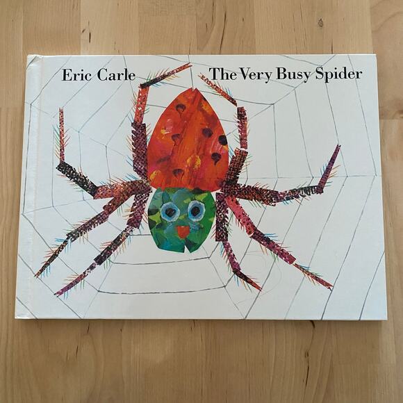 Eric Carle The Very Busy Spider Hardcover Book - Picture 1 of 9